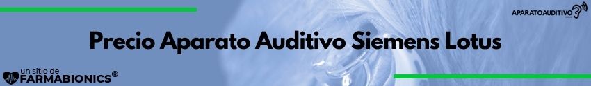 aparatos auditivos siemens precios